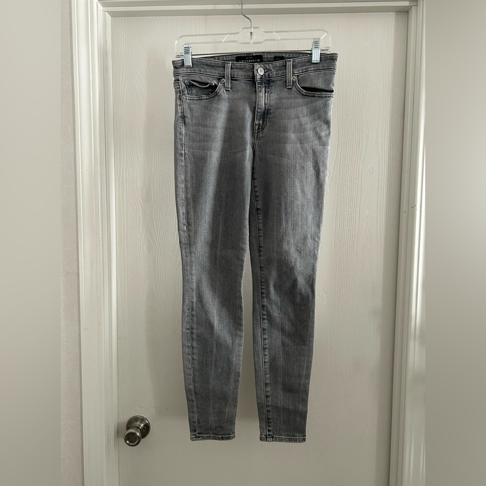 Lucky Brand | Women's Charcoal Skinny Jeans | 2 / 26